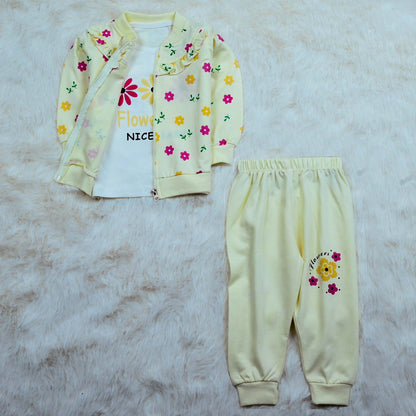 Girls Full Sleeve Suit 3 - pcs (5189)