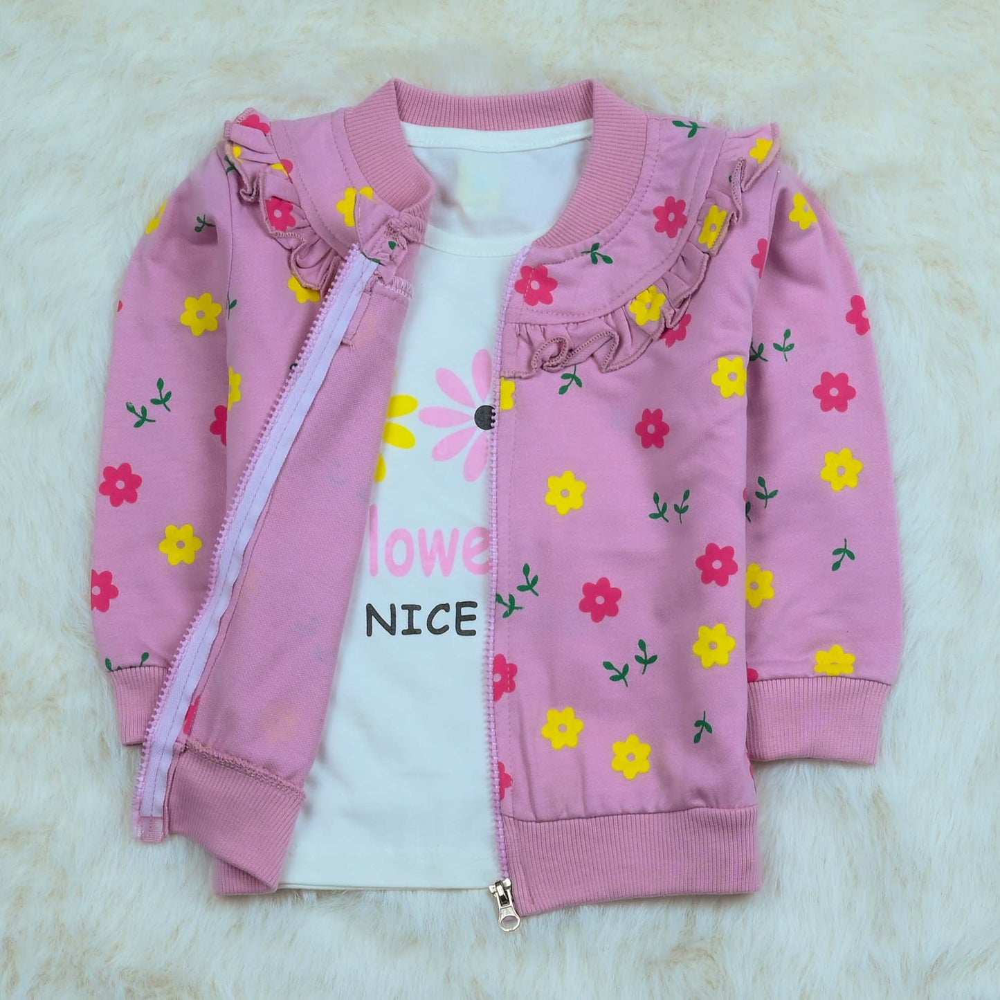 Girls Full Sleeve Suit 3 - pcs (5189)