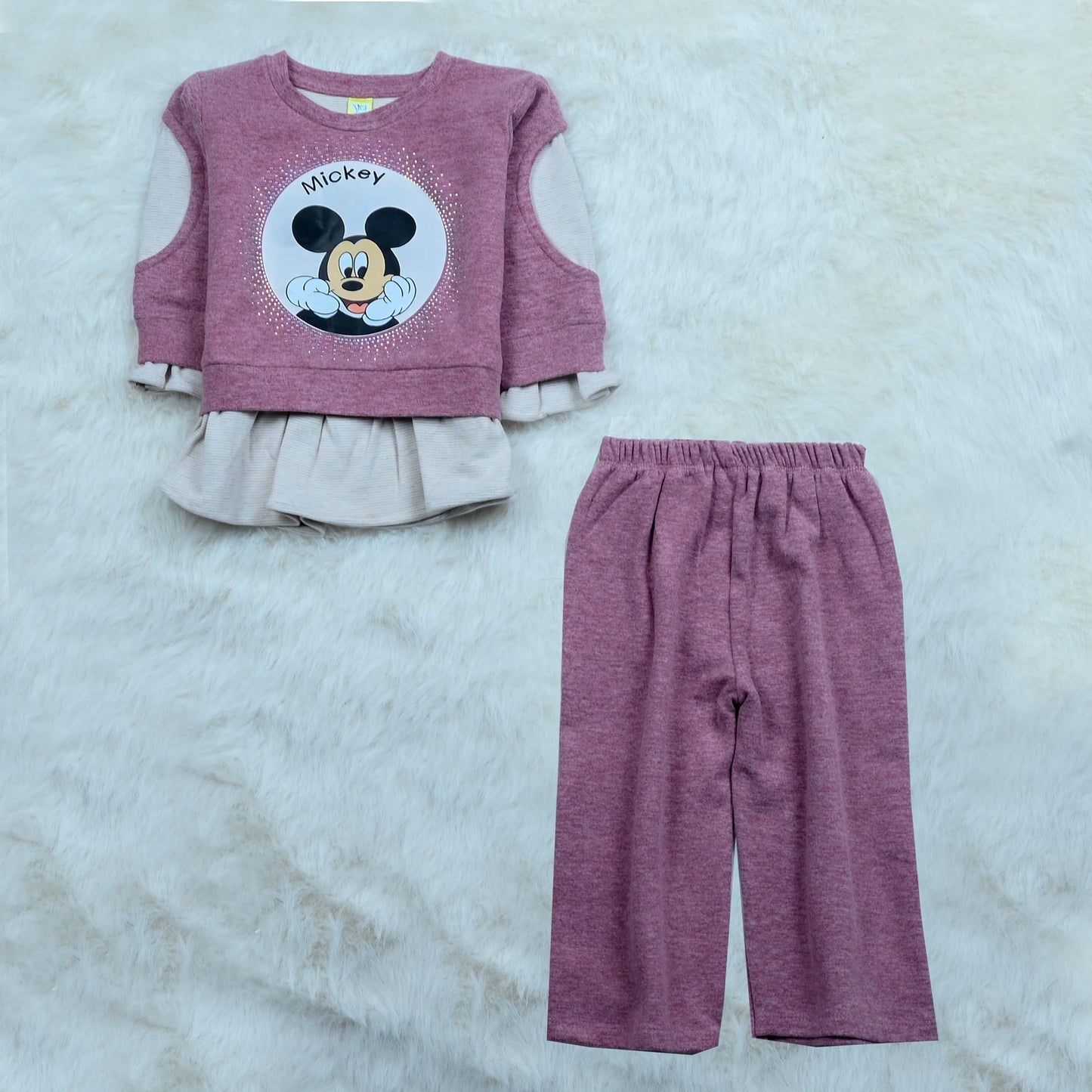 Girls Full Sleeve Suit 2-Pcs Set (5200)
