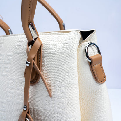 Stylish Leather Bags For Women (White)