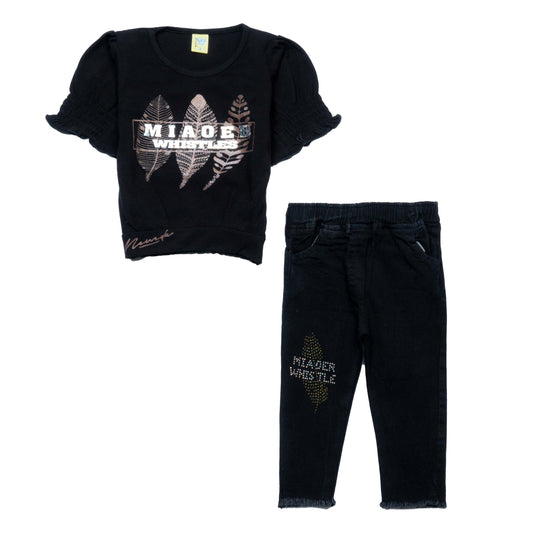 Girls Half Sleeves Suit (5065)