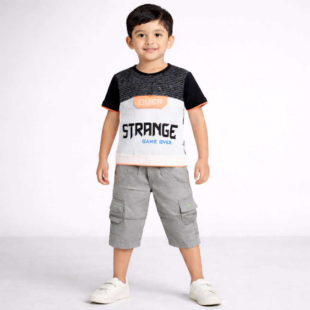 Boys Half Sleeve Suit (JB-1804)