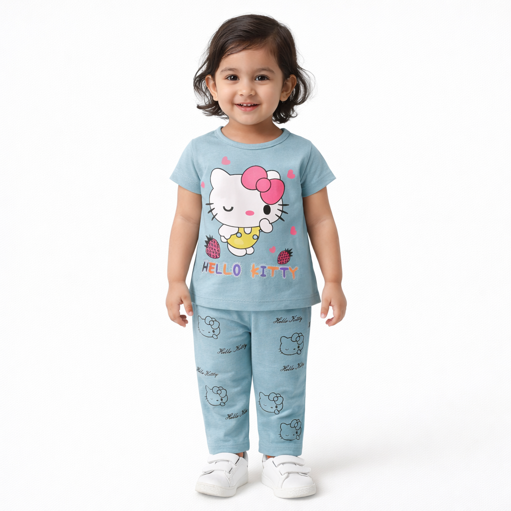 Girls Half Sleeve Suit (5120)