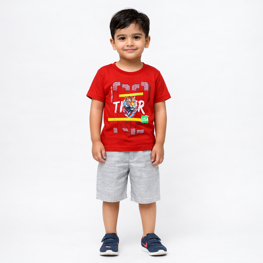 Boys Half Sleeve Suit - kids clothing by New Outfit Pakistan