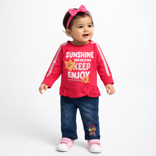 Infant Girl Full Sleeve Suit (JB 5064)