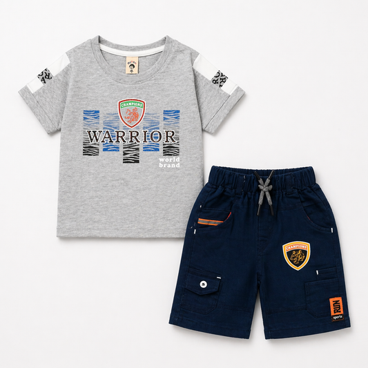 Boys Half Sleeve Suit - kids clothing by New Outfit Pakistan