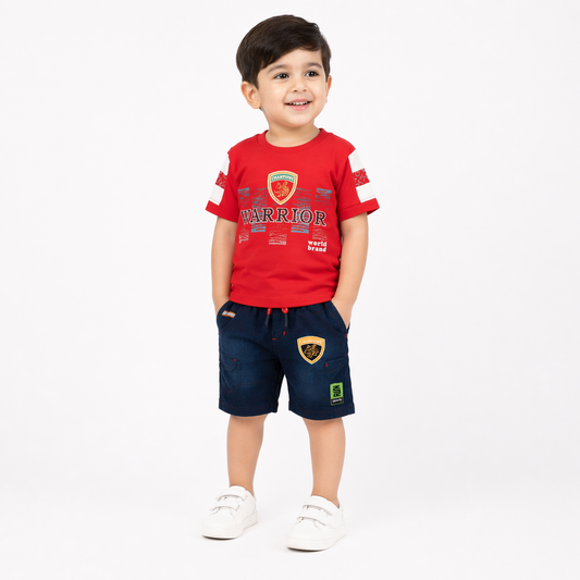 Boys Half Sleeve Suit - kids clothing by New Outfit Pakistan - image 3
