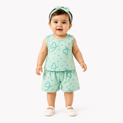 Infant Girl Sando Suit (EG-128)