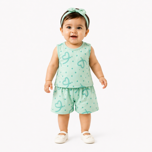 Infant Girl Sando Suit (EG-128)