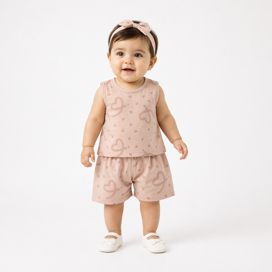 Infant Girl Sando Suit - kids clothing by New Outfit Pakistan - image 3