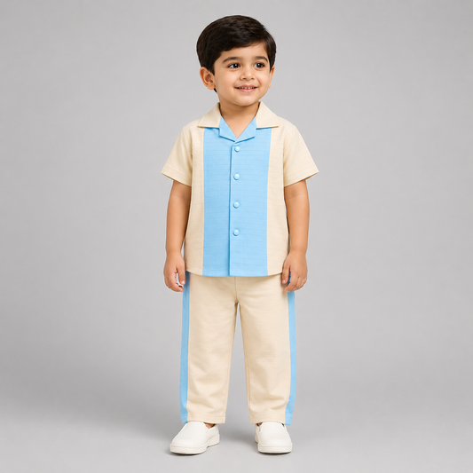 Boys Half Sleeve Suit - kids clothing by New Outfit Pakistan