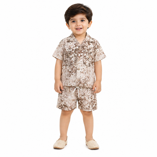 Boys Half Sleeve Suit - kids clothing by New Outfit Pakistan