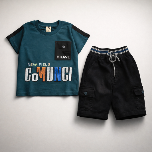 Boys Half Sleeve Suit - kids clothing by New Outfit Pakistan - image 3