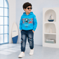 Boys Popeye Graphic Hoodie with Denim Jogger Pants – 2 Piece Casual Outfit (NOF-1696)