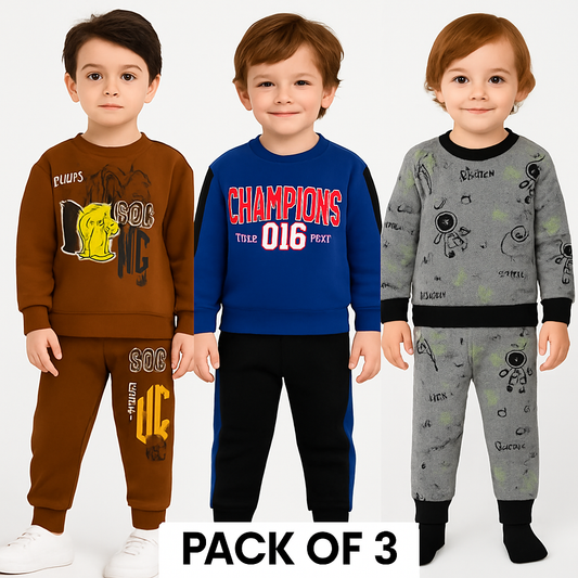 Pack Of 3 Boys Winter Suit (Jb-02)