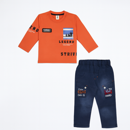 Boys Ful Sleeves Suit - kids clothing by New Outfit Pakistan