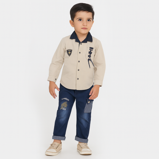 Boys Full Sleeve Suit - kids clothing by New Outfit Pakistan