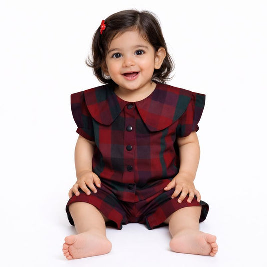 Infant Girls Half Sleeve Suit (JB-EG111)