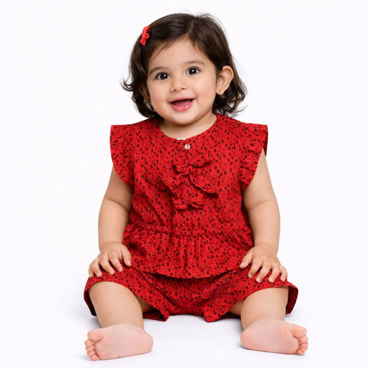 Infant Girls Half Sleeve Suit (JB-EG103)
