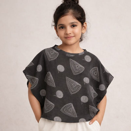 Girls Drop Sholder Top (JB-EG113)