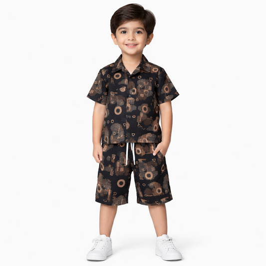 Boys half Sleeve Suit - kids clothing by New Outfit Pakistan