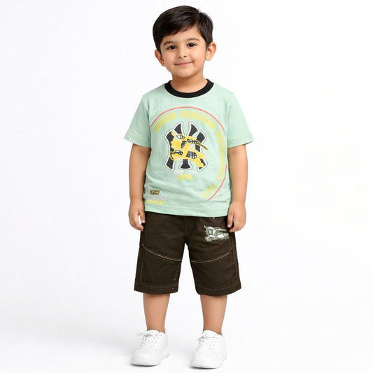 Boys Half Sleeve SUit - kids clothing by New Outfit Pakistan
