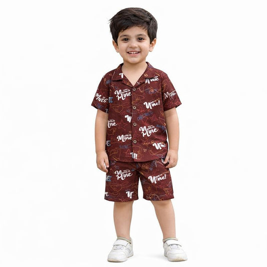 Boys Half Sleeve Suit - kids clothing by New Outfit Pakistan