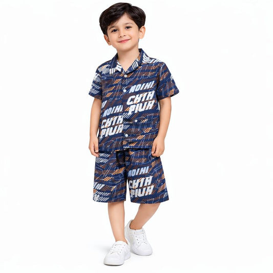 Boys Half Sleeve Suit - kids clothing by New Outfit Pakistan - image 3