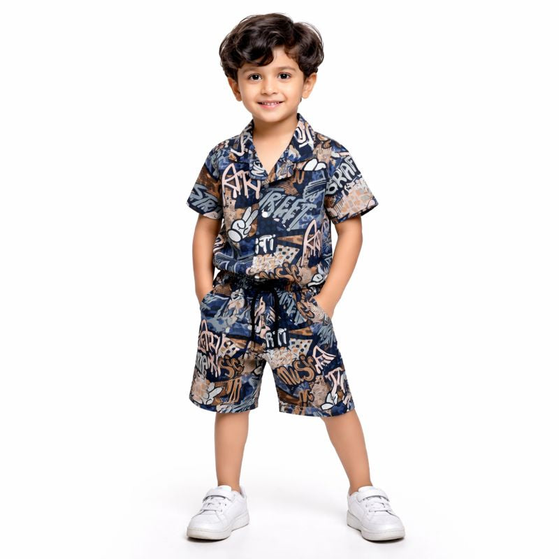 Boys Half Sleeve Suit (Jb-EB203)
