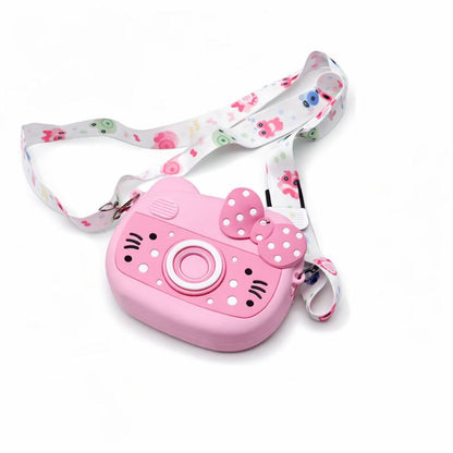Cute Camera-Style Silicone Sling Bag for Kids & Girls (JB-06)