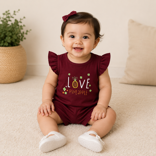 Girls Half Sleeve Jersey Suit EG-136