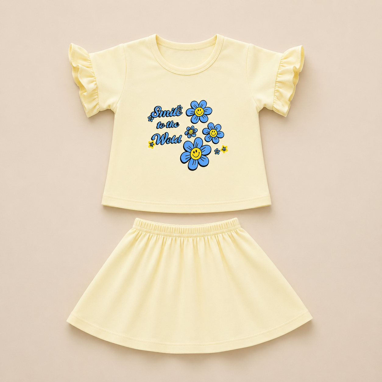 Girls Half Sleeve Jersey Suit EG-136