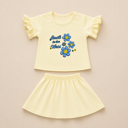 Girls Half Sleeve Jersey Suit EG-136