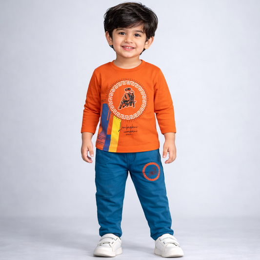 Boys Full Sleeve Suit - kids clothing by New Outfit Pakistan