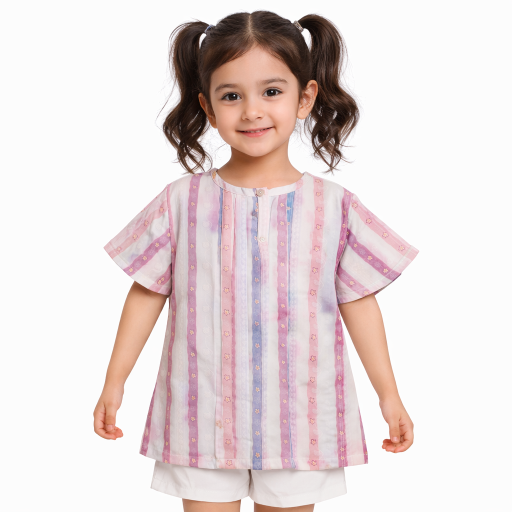 Girls Half Sleeve Top (JB-EB117)