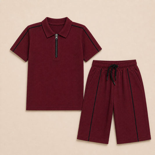 Boys Half Sleeve Suit - kids clothing by New Outfit Pakistan - image 3