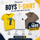 Boys Premium Casual T-Shirt Summer Collection Soft Cotton Trendy Kids Wear - kids clothing by New Outfit Pakistan - image 2