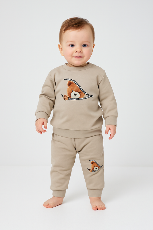 Infant baba full sleeve suit - kids clothing by New Outfit Pakistan - image 3