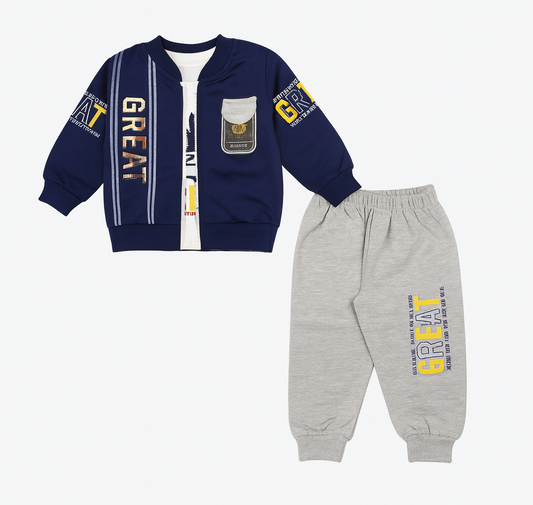 Boys Full Sleeve Suit - kids clothing by New Outfit Pakistan