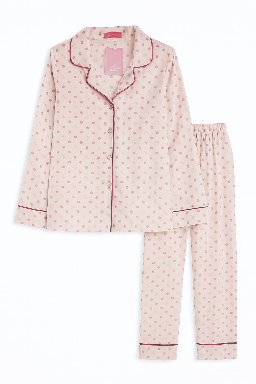 Women Night Suit ( Polka Dot )