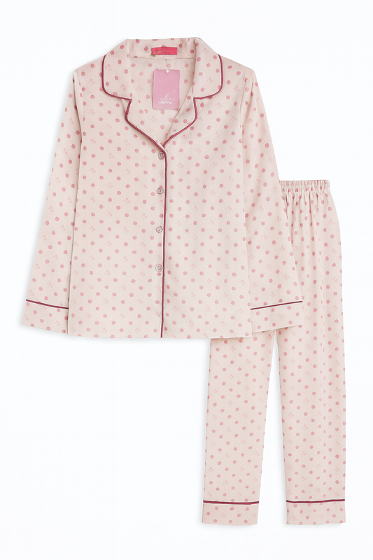 Women Night Suit ( Polka Dot )