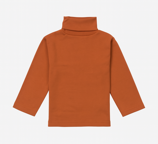 Unisex High-NeckSweater (Brown)