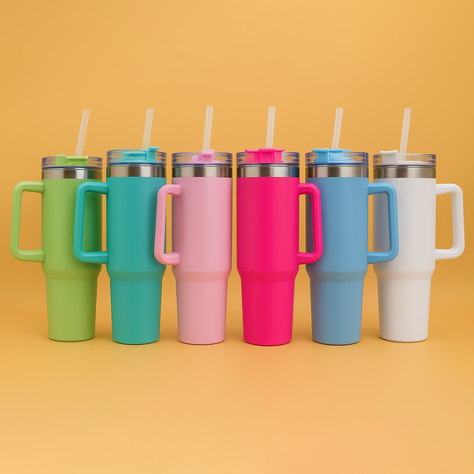 Premium Stainless Steel Handle Tumbler - kids clothing by New Outfit Pakistan