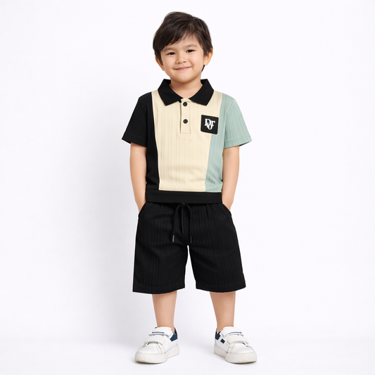 Boys Half Sleeve Suit - kids clothing by New Outfit Pakistan