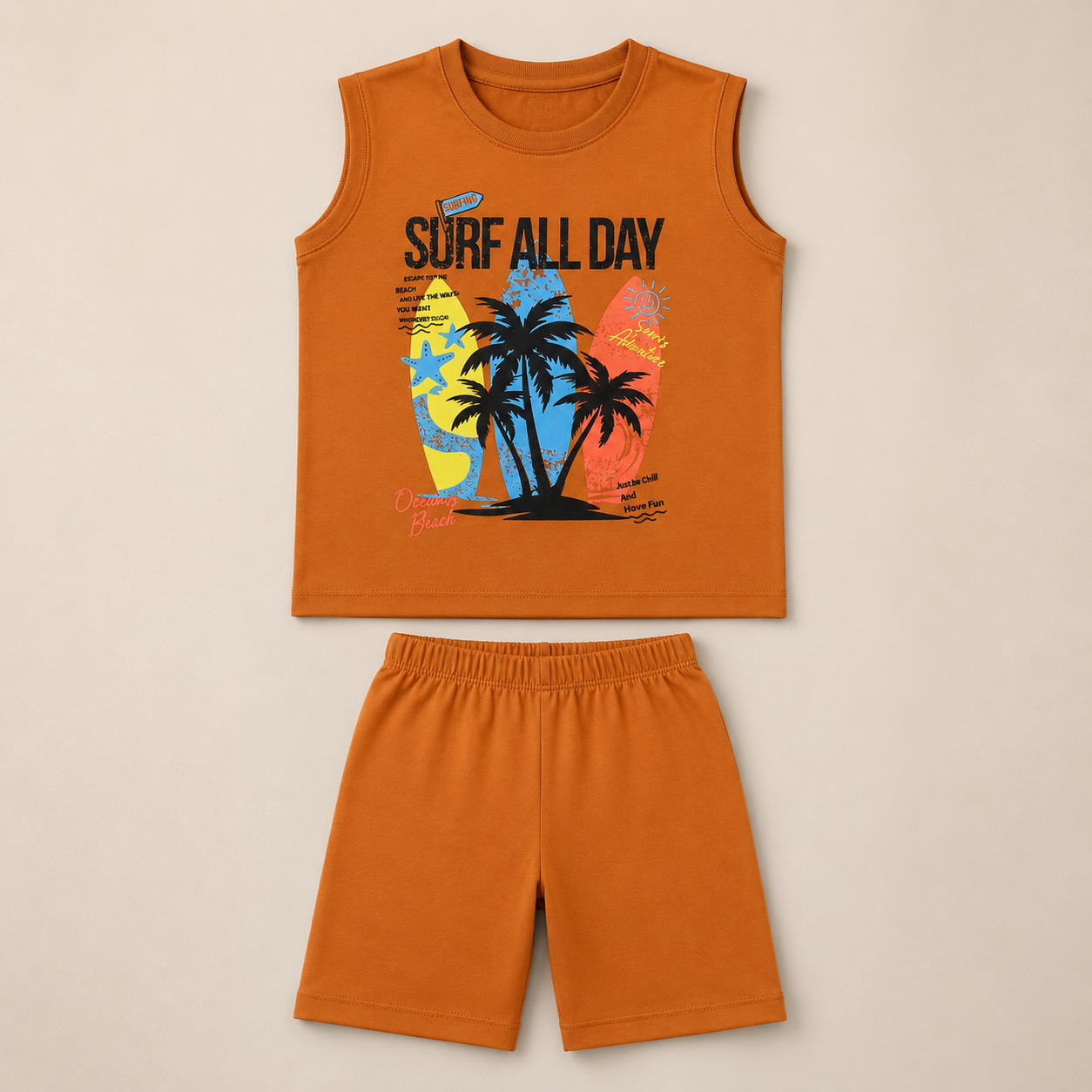 Kids Beach Theme Co-Ord Set (EB-281)