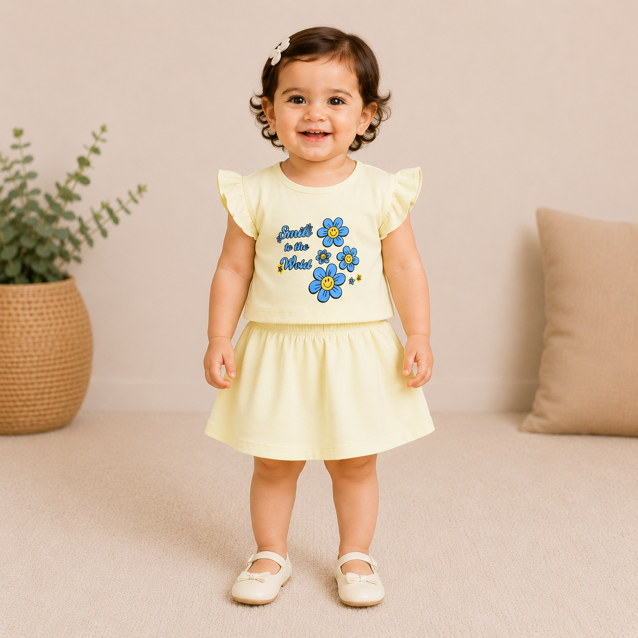 Girls Half Sleeve Jersey Suit EG-136