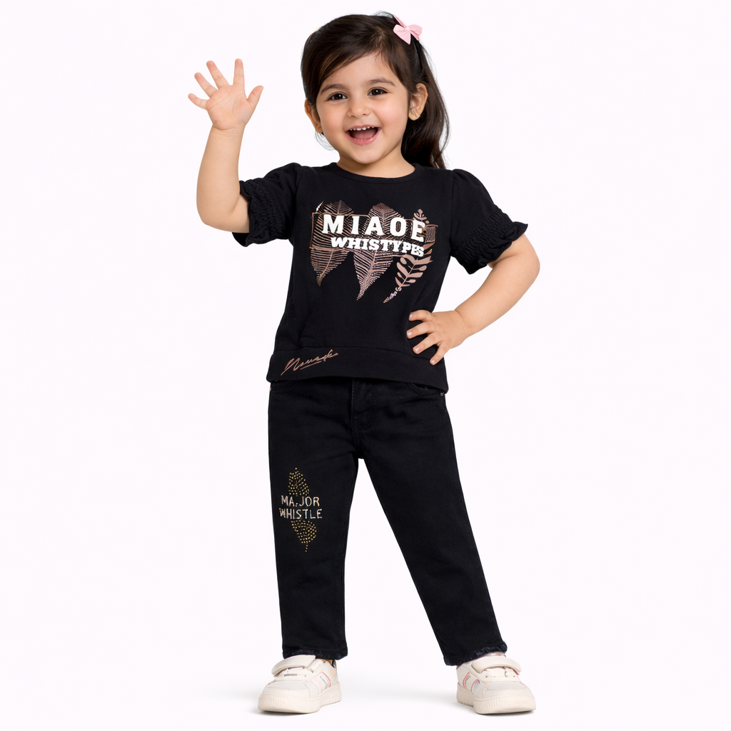 Girls Half Sleeves Suit (5065)
