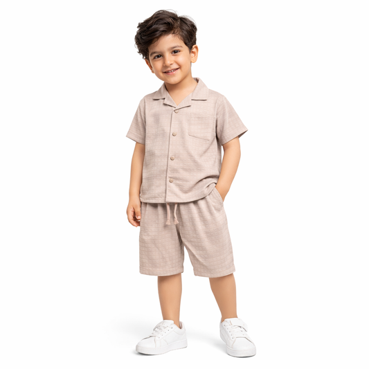 Boys Half Sleeve Suit - kids clothing by New Outfit Pakistan