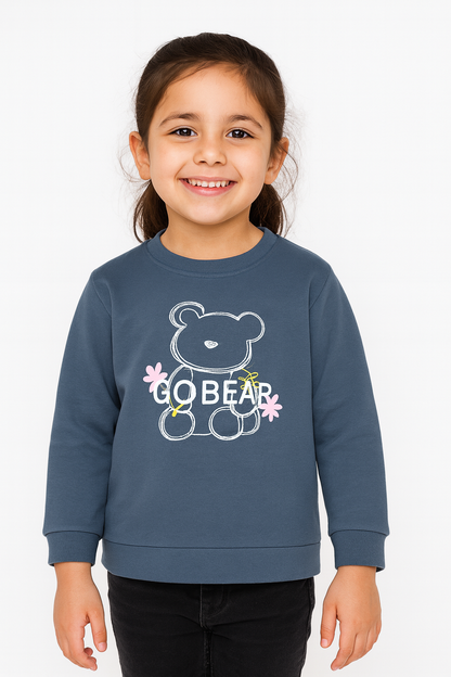 Girls Full Sleeve Sweatshirt JB-0003