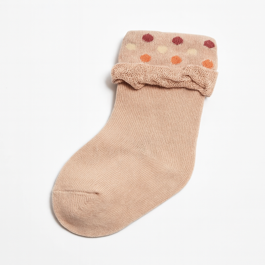 Pack of 3 Polka Dot Infant Socks (008)